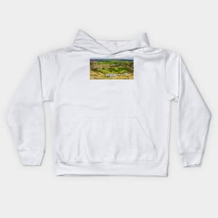 Oxbow Overlook at Theodore Roosevelt National Park North Unit Kids Hoodie